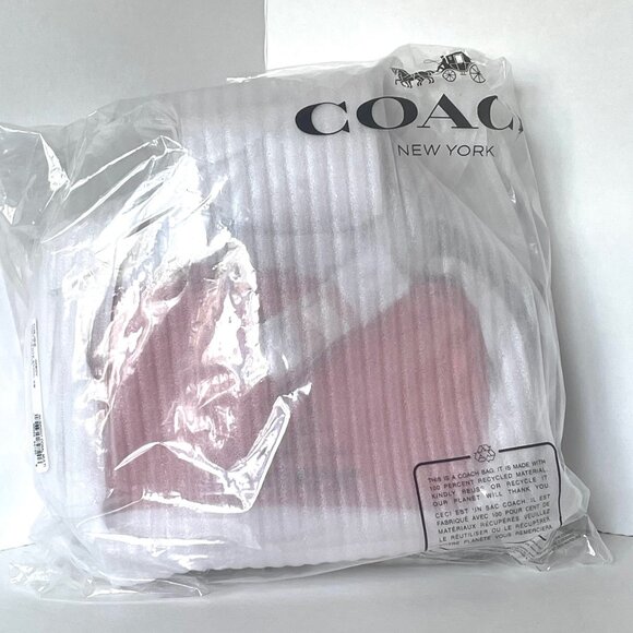 Coach x Peanuts Lucy Satchel Crossbody Bag Pink Canvas Halloween - Picture 4 of 12